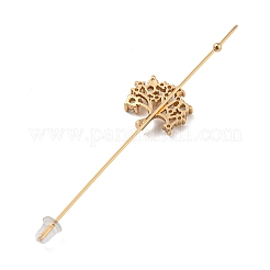 Orecchino con strass&nbsp;EJEW-G378-01B