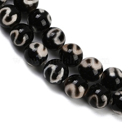 Тибетского стиля DZI бисер нитей G-P584-A02-01A