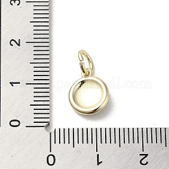 Латунь эмаль подвески&nbsp;KK-E092-13G-04