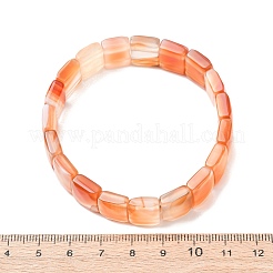 Браслеты из окрашенных и подвергнутых термической обработке натуральных граненых бусин из сердолика для женщин.&nbsp;BJEW-K251-08E