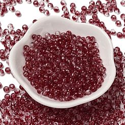 Прозрачные цвета стеклянные круглые бусины&nbsp;SEED-F006-05A-04