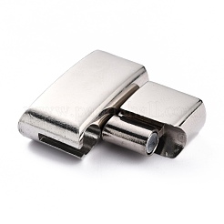 Fermoirs magnétiques en acier inoxydable chirurgical 316 résistant au ternissement avec emembouts collées&nbsp;STAS-G241-02P