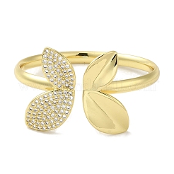 Bracelets en laiton plaqué en rack pour femmes&nbsp;BJEW-P323-06G
