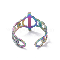 Ионное покрытие (ip) 304 нержавеющая сталь пряжка форма открытое манжетное кольцо&nbsp;STAS-E168-01M