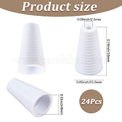 24шт пластиковый конус для бусин&nbsp;KY-CP0001-26