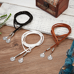 3шт. набор из 3-х цветных шерстяных шнуров для ожерелий NJEW-AN0001-27