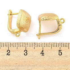 Латунные серьги-кольца с застежкой сзади KK-M286-19G