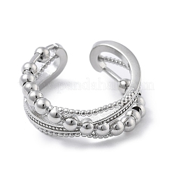 Вращающиеся открытые манжетные кольца для женщин RJEW-S402-02P