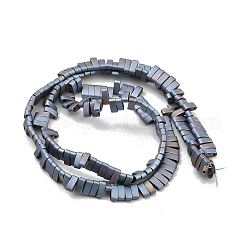 Гальванические нити матовых немагнитных синтетических гематитовых бусин G-G089-A01-10