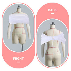 1 Stück Polyester-Gaze-Vorfach&nbsp;AJEW-GL0003-25C-02