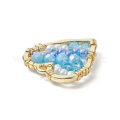 Подвеска из японских семян и бисера PALLOY-TA00017-05