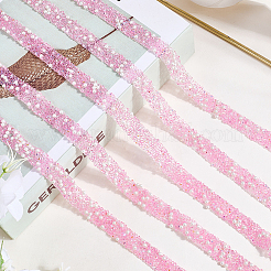 Самоклеящиеся смоляные стразы и пластиковая лента&nbsp;DIY-WH20081-008A