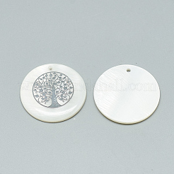 Подвески из пресноводных оболочек SHEL-Q016-019P