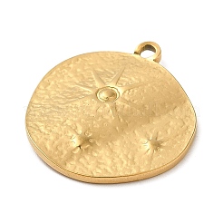 Ionenplattierung (IP) 304 Edelstahl Anhänger Strass-Einstellungen&nbsp;STAS-C079-17G