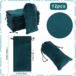 12 шт. бархатный мешочек для хранения очков с завязкой ABAG-BBC0001-16A