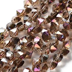 Гальванические стеклянные бусины EGLA-S174-01B-03