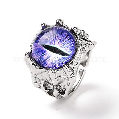 Кольца с широкой полосой из стекла драконьего глаза для мужчин&nbsp;LS-RJEW-E017-01AS-03