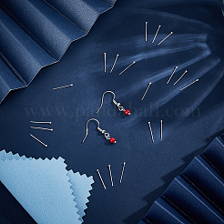 50 шт. 925 серебряные булавки с шаровой головкой&nbsp;STER-BC0003-76A