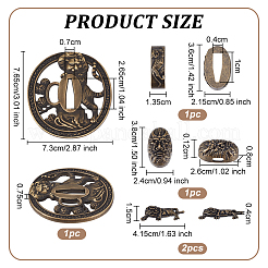 Наборы для изготовления кукол из сплава&nbsp;DIY-WH0899-56B