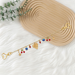 1 chaîne décorative en laiton pour sac&nbsp;HJEW-SC0003-25