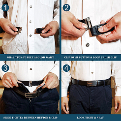 6 шт. 3-х стилевые регулируемые пряжки из цинкового сплава FIND-WR0010-85