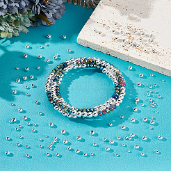 500 шт. 5 стиля латунные распорные бусины для стоек&nbsp;FIND-UN0004-38B