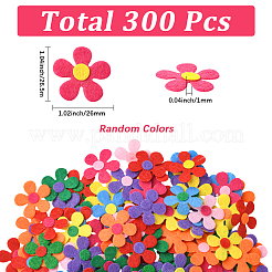 300 шт. цветочные нетканые аксессуары DIY-SC0031-16A