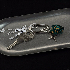 1 шт. подвеска в виде звезды из сплава смолы&nbsp;HJEW-LP0002-85