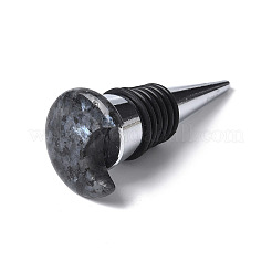 Bouchons de vin en larvikite naturelle de lune&nbsp;LS-DJEW-P021-D02
