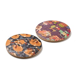 Печатные подвески дерева WOOD-X0004-19