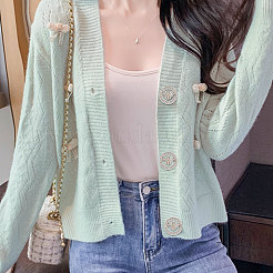 24 шт. 1-х дырочные пуговицы из сплава со стразами&nbsp;BUTT-CA0001-28A