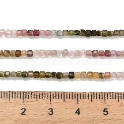 Нити из натуральных разноцветных турмалиновых бусин&nbsp;G-L634-D01-2.5x2.5mm-A