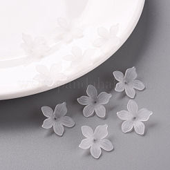 Матовые акриловые колпачки из бисера&nbsp;X-MACR-S371-05A-701