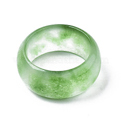 Натурального белого нефрита кольца G-N0326-037A-01