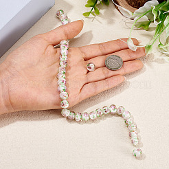 1 brin de perles rondelles artisanales en verre filé à la main&nbsp;LAMP-TA0002-72K
