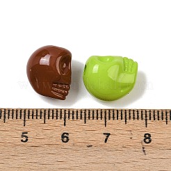 Выпечка краски акриловые бусины OACR-F014-01A