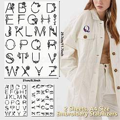 Эскиз водорастворимого средства для вышивания ПВА DIY-WH0514-005