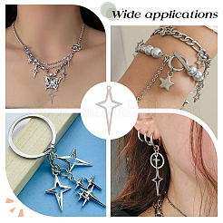 50 шт. подвески из нержавеющей стали 304&nbsp;STAS-HY0001-50