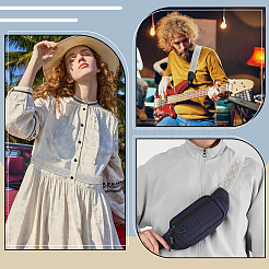 Лента из полиэстера в этническом стиле OCOR-WH0105-092C