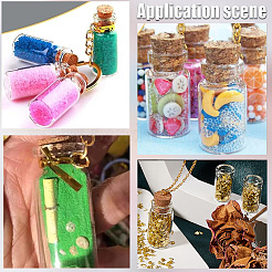 10шт брелок в виде стеклянной бутылки&nbsp;KEYC-SC0001-54