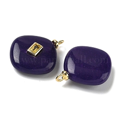 Крашеные натуральный белый нефрит подвески&nbsp;G-H328-06G-A14