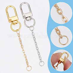 4 шт. 2-х цветные железные подвесные украшения&nbsp;HJEW-DR00143