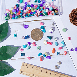 2 нити синтетических бирюзовых бусин нити G-SC0002-50