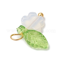 10 шт. подвески-цветы из опалита&nbsp;PALLOY-JF03765-02