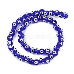 Chapelets de perles vernissées manuelles&nbsp;LAMP-Z021-01B