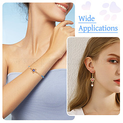 12 шт. 6-цветные эмалевые коннекторы со стразами&nbsp;FIND-TA0004-85