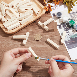 50 шт. необработанные деревянные европейские бусины WOOD-NB0002-47