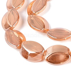 Abalorios de vidrio electroplate hebras&nbsp;EGLA-Q134-02A-B02