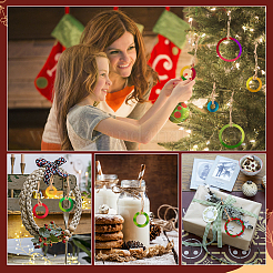 Ahademaker 100 шт. 5 стильных необработанных деревянных соединительных кольца WOOD-GA0001-30