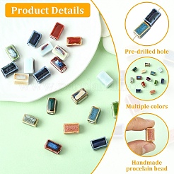 20шт фарфоровые бусины ручной работы&nbsp;PORC-YW0001-67